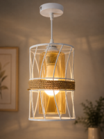 Lustre Fer Forgé Blanc – Image 4