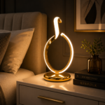 Lampe de Table LED – Design Anneau Élégant – Image 2