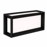 Applique Extérieure LED Rectangulaire Noire