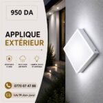Applique Extérieure LED Carrée Blanche – Image 4