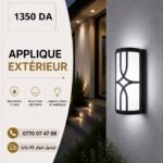 Applique Extérieure LED Demi-Cylindre Noire – Image 4