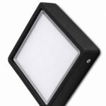 Applique Extérieure LED Carrée Noire