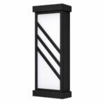Applique Extérieure LED Rectangulaire Noire