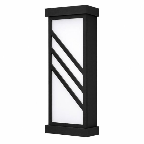 Applique Extérieure LED Rectangulaire Noire