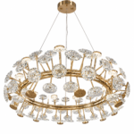 Lustre Corona Luxury – Cristal K9 80cm