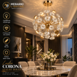 Lustre Corona Luxury Boule – 50 cm – Image 4