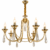 Lustre Classique – Laiton Doré & Cristal