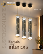Suspension LED Cylindrique Cristal – Image 4
