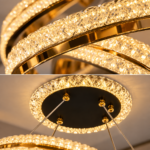 Lustre Luxe Led Anneaux – Image 3