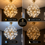 Lustre Corona Luxury Boule – 60cm – Image 3