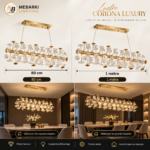 Lustre Corona Luxury 80/100cm – Image 6