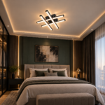 Plafonnier LED 3D HASHTAG GRIS – Image 3