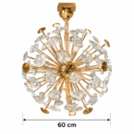 Lustre Corona Luxury Boule – 60cm