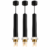 Suspension LED Cylindrique Noir & Or