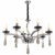 Lustre Classique 8 Bras – Chrome & Cristal