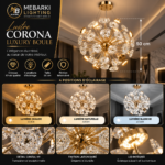 Lustre Corona Luxury Boule – 50 cm – Image 3