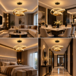 Lustre Luxe Led Anneaux – Image 4