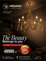 Lustre Classique – Laiton Doré & Cristal – Image 4