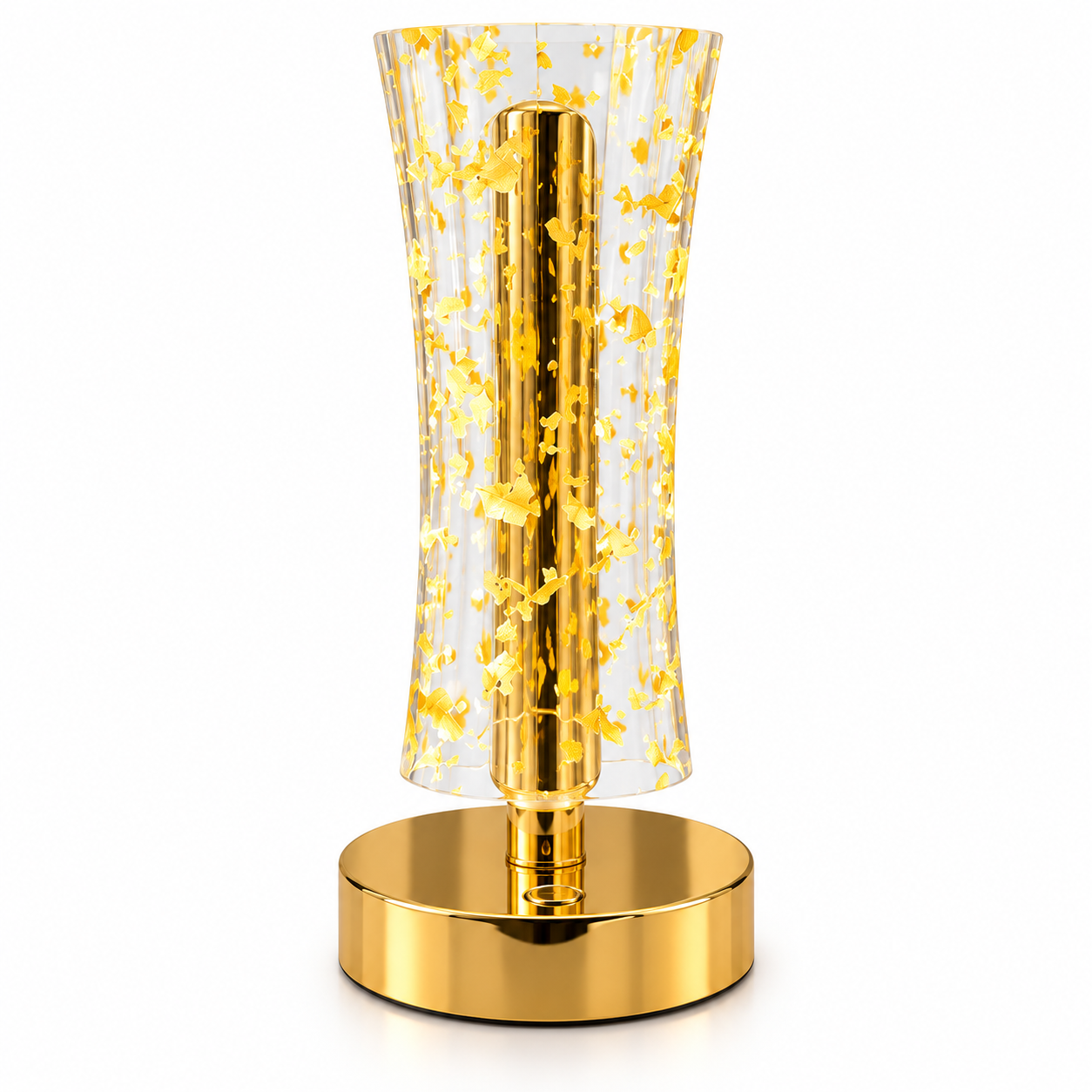 b82112fc-951f-4b85-8eb7-c576f65aa250 Veilleuse LED Rechargeable – Design Doré – Image 1