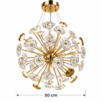 Lustre Corona Luxury Boule – 50 cm