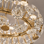 Lustre Corona Luxury – Cristal K9 80cm – Image 2