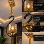 Lustre Classique 01 Bras – Image 3