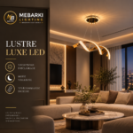 Lustre LED Luxe Ondulé – Image 5