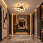 Plafonnier LED 3 CERCLES GRIS – Image 3