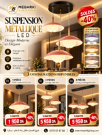 Suspension Métallique LED – Image 6