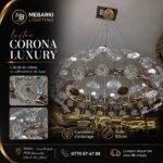 Lustre Corona Luxury – Cristal K9 80cm – Image 5