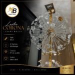 Lustre Corona Luxury Boule – 60cm – Image 6