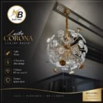 Lustre Corona Luxury Boule – 40cm – Image 5