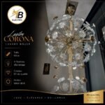 Lustre Corona Luxury Boule – 60cm – Image 5