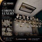 Lustre Corona Luxury Doré 1 m / 80 cm – Image 5