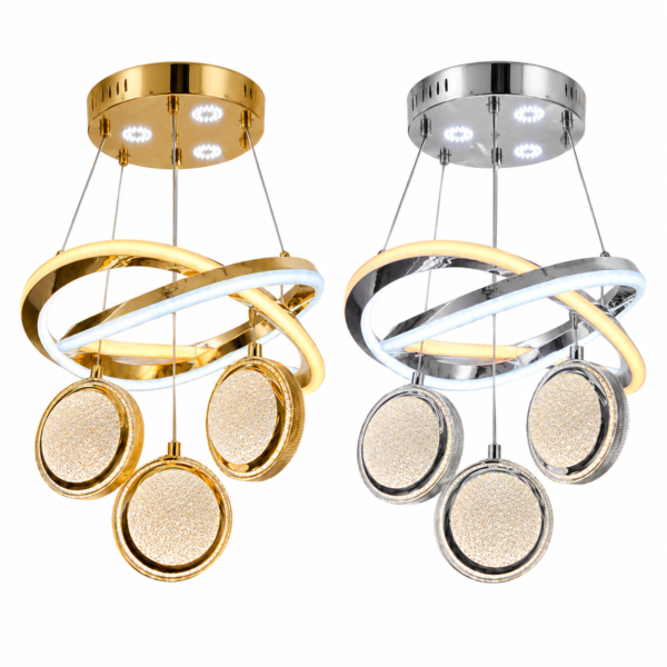 Lustre LED 3 Anneaux