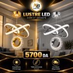 Lustre LED Doré & Argenté – Image 5